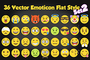 36 Vector Emojis Illustration Set 2