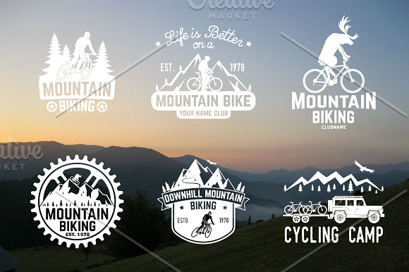 Mountain Bike Club  in Logo Templates - product preview 3