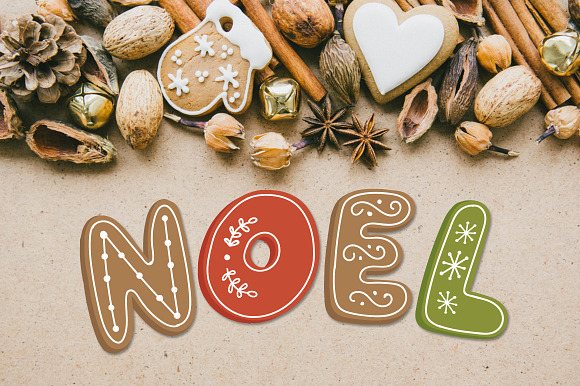 Gingerbread Letters in Display Fonts - product preview 2