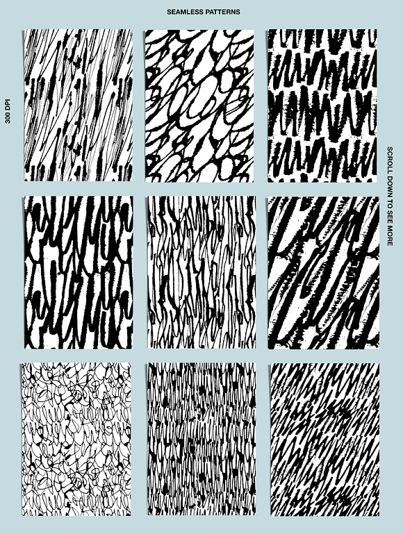 Calligraphy patterns in Patterns - product preview 3
