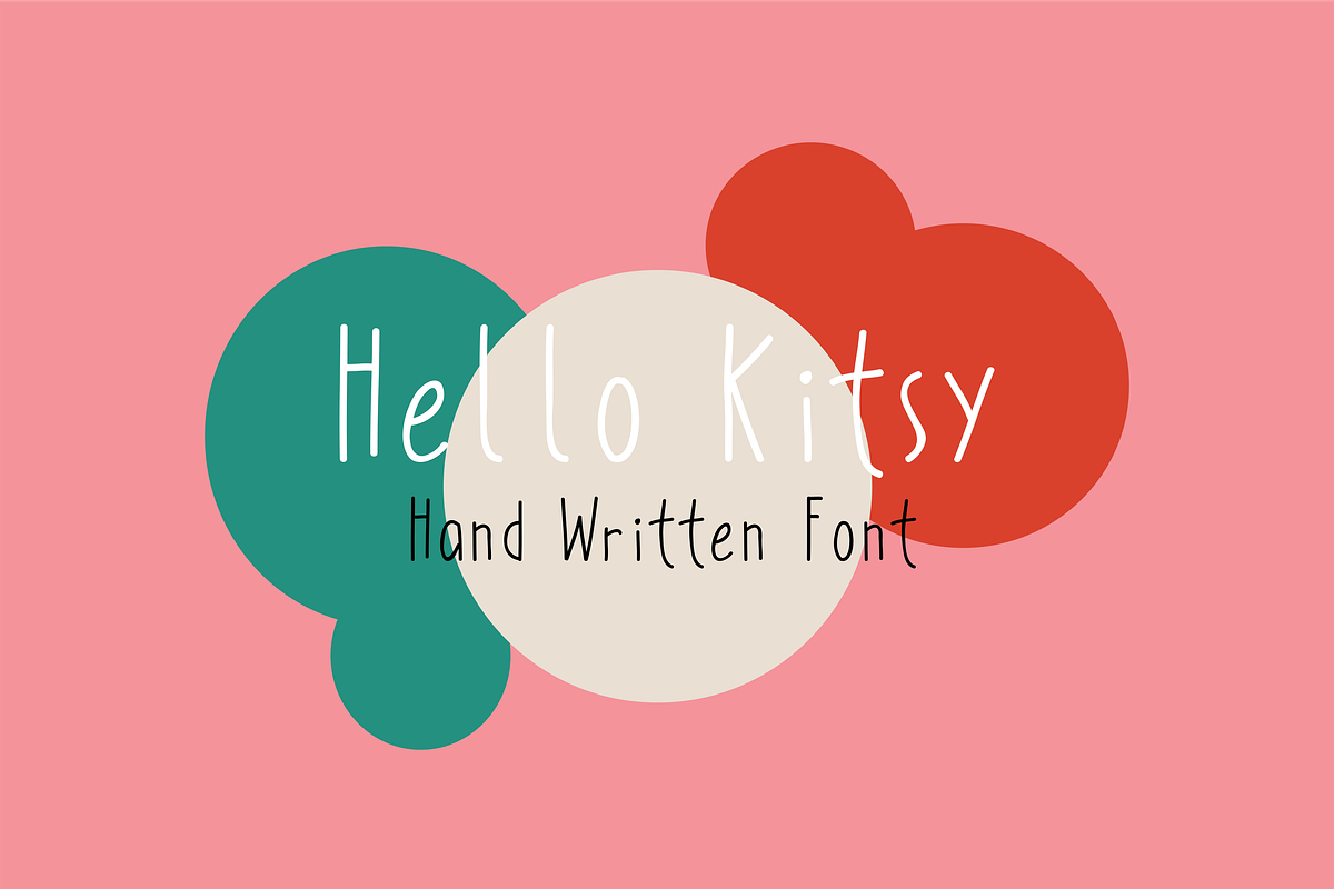 Hello Kitsy in Sans-Serif Fonts - product preview 8