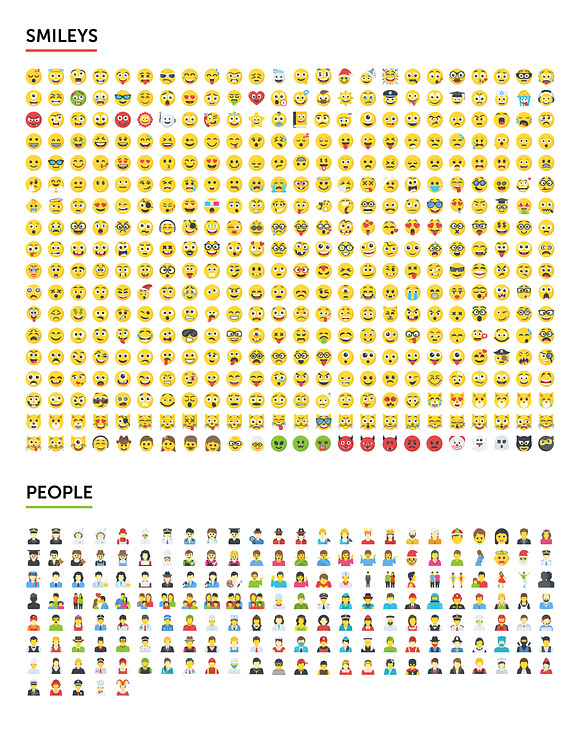 2500 Emoji Icons Bundle in Animal Icons - product preview 1