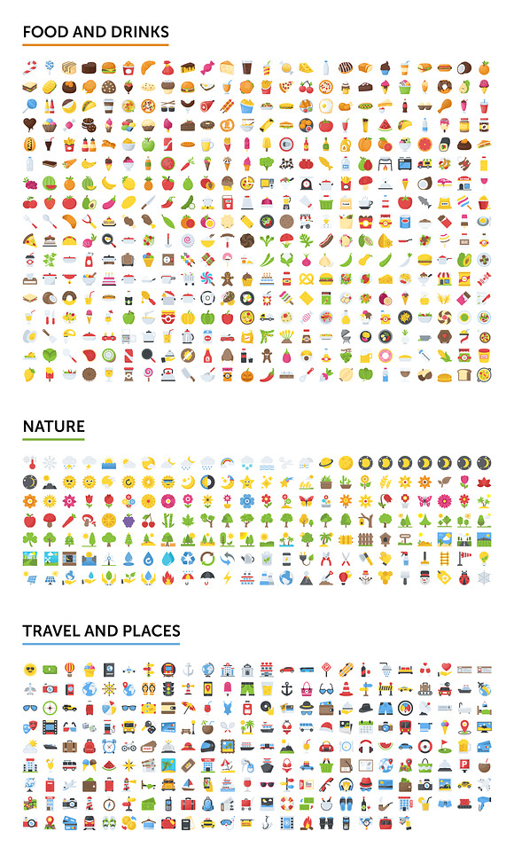 2500 Emoji Icons Bundle in Animal Icons - product preview 3