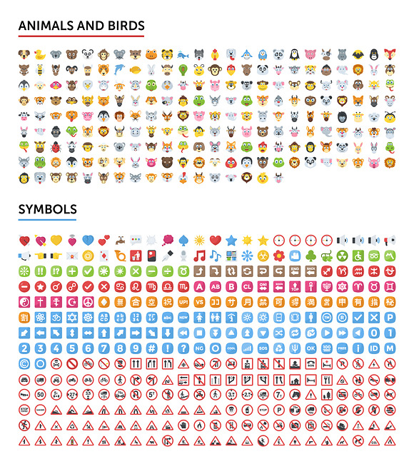 2500 Emoji Icons Bundle in Animal Icons - product preview 4