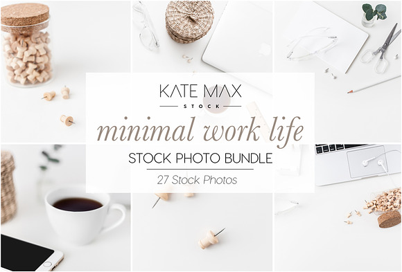 Minimal Office Stock Photo Bundle in Product Mockups - product preview 3
