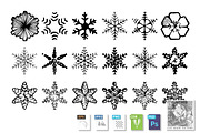 illustration of snowflakes