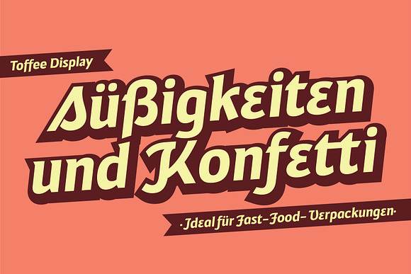Toffee Display in Sans-Serif Fonts - product preview 1