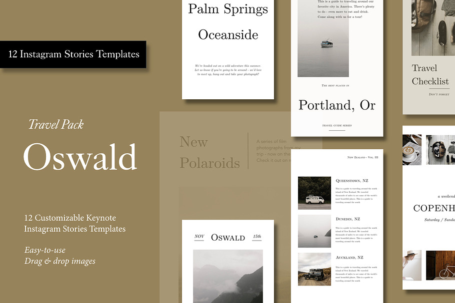 Oswald Instagram Stories Templates in Instagram Templates - product preview 8