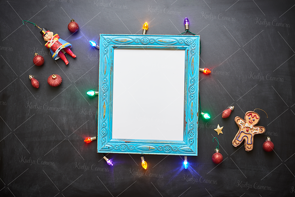 Christmas Lights Photo Mockup Bundle in Mockup Templates - product preview 1