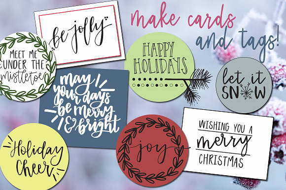 Christmas Photo Overlays + Free Font in Illustrations - product preview 3