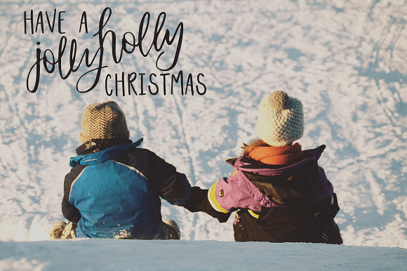 Christmas Photo Overlays + Free Font in Illustrations - product preview 4