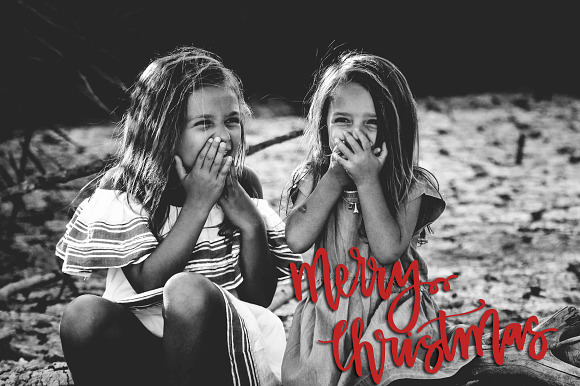 Christmas Photo Overlays + Free Font in Illustrations - product preview 6