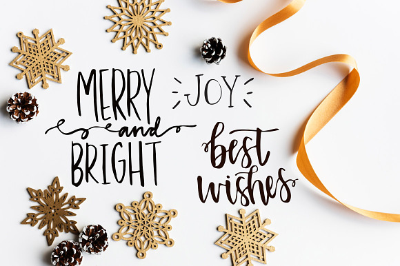 Christmas Photo Overlays + Free Font in Illustrations - product preview 11