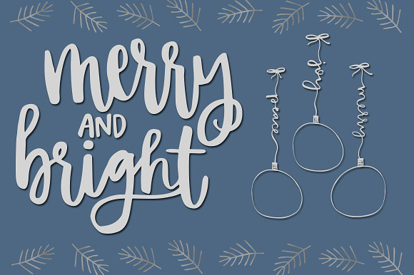 Christmas Photo Overlays + Free Font in Illustrations - product preview 12