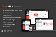 FLAT KIT - Premium Web App Template