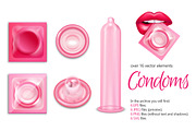 Sale! Condoms Realistic Set