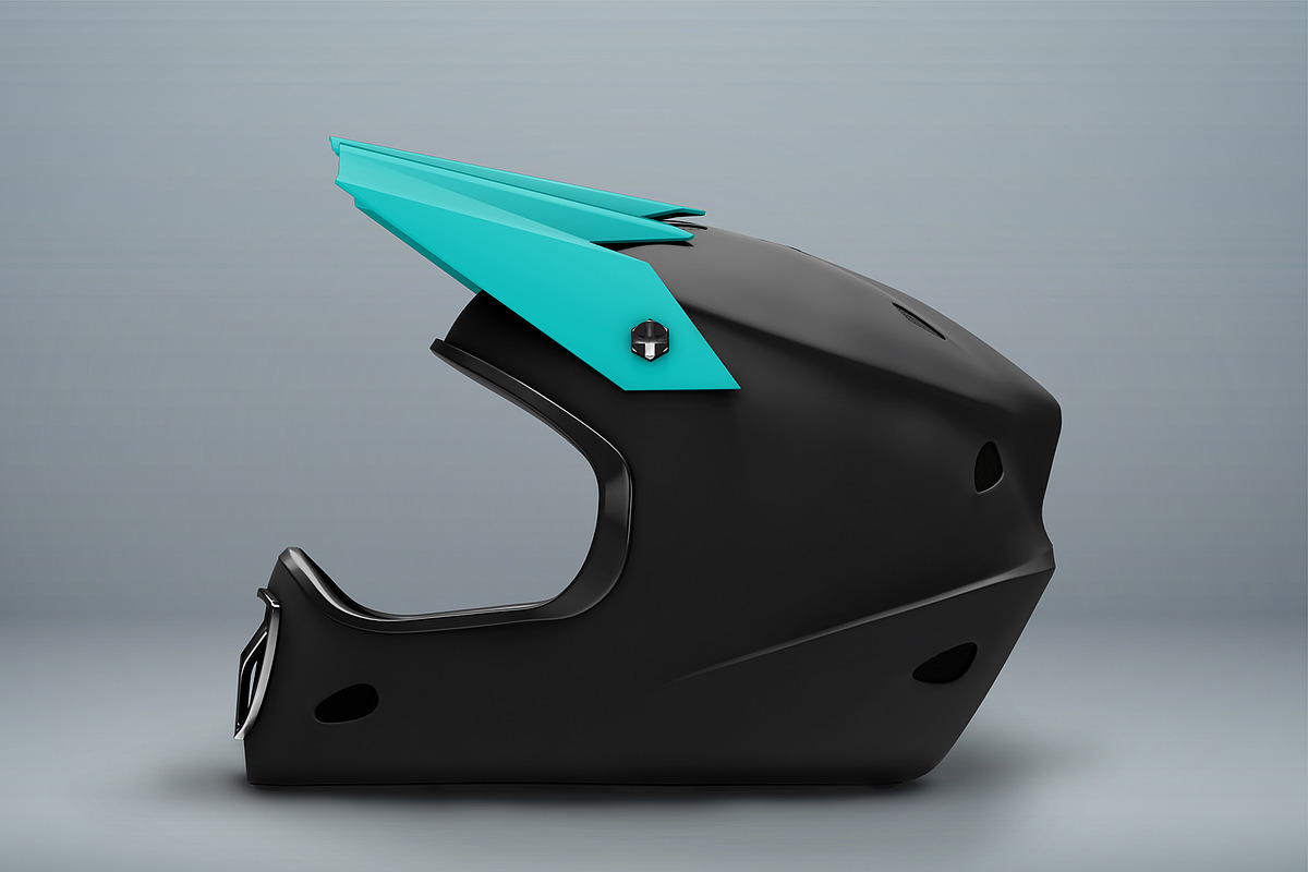 Download Fullface Motorcycle Helmet Mockup | Creative Product Mockups ~ Creative Market