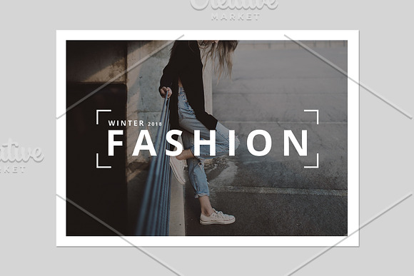 Fashion Postcard V691 in Postcard Templates - product preview 3