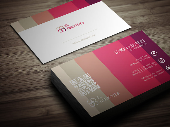 Colorful Unique Business Card in Business Card Templates - product preview 1