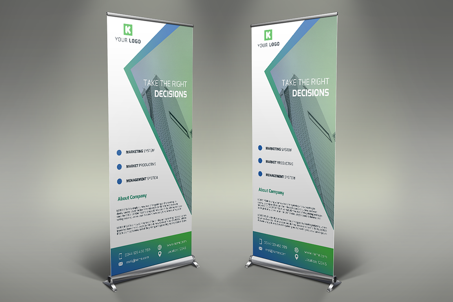 Corporate Roll Up Banner in Templates - product preview 8