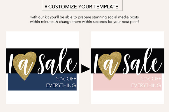Black Friday + Cyber Monday Bundle in Instagram Templates - product preview 3