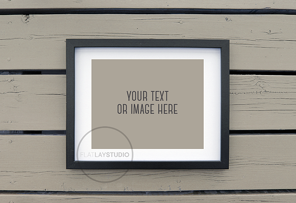 FRAME MOCKUP - 5 COLORS #55 in Print Mockups - product preview 1