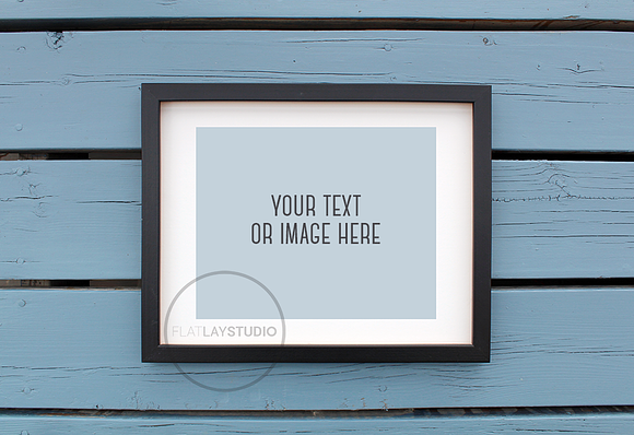FRAME MOCKUP - 5 COLORS #55 in Print Mockups - product preview 4