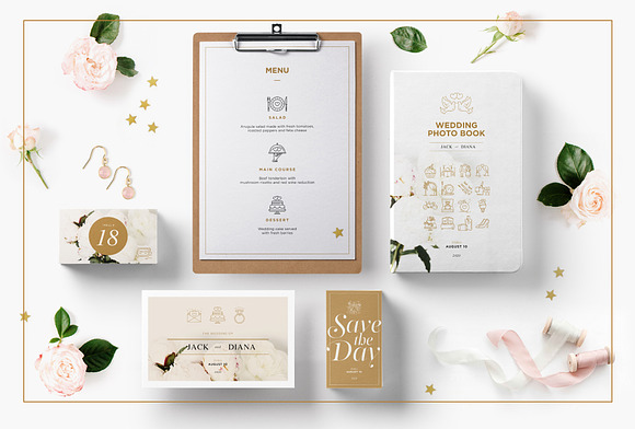 Wedding & Love Icons Set in Infographic Icons - product preview 3