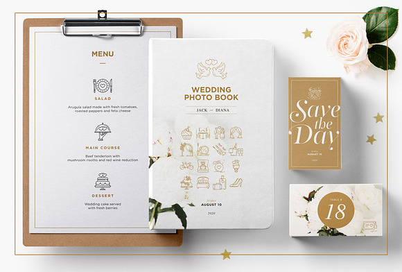 Wedding & Love Icons Set in Infographic Icons - product preview 5