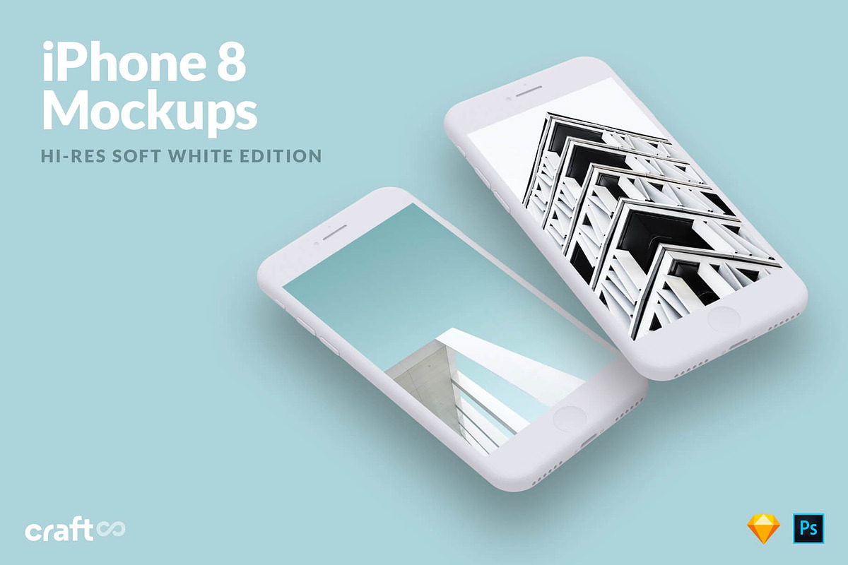 iPhone 8 Mockups in Mobile & Web Mockups - product preview 8