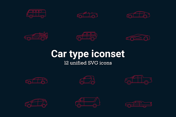 Car Type Iconset