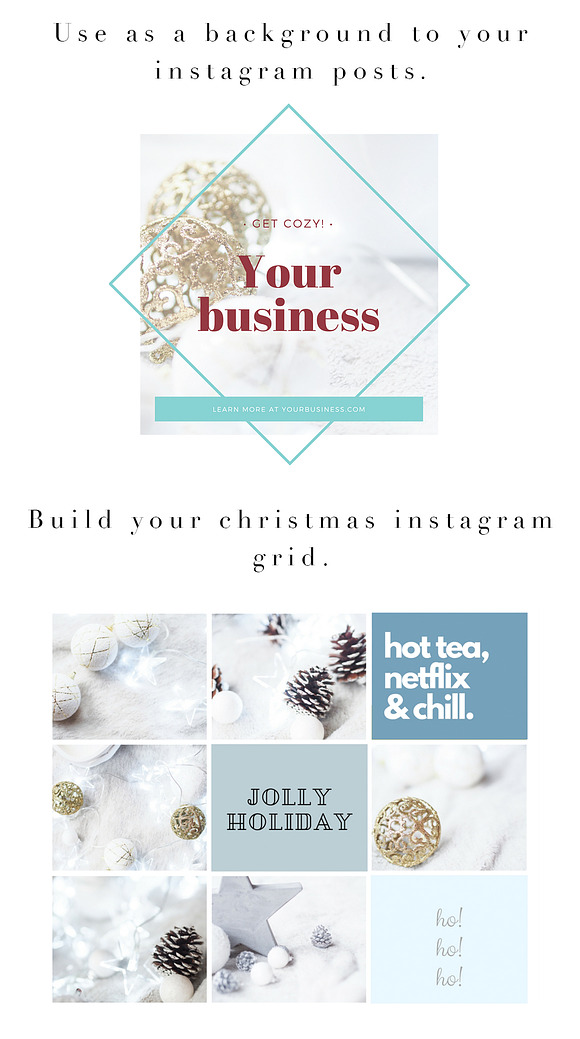 All White Christmas in Mobile & Web Mockups - product preview 3