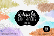 Watercolor Paint Forms & Metallics