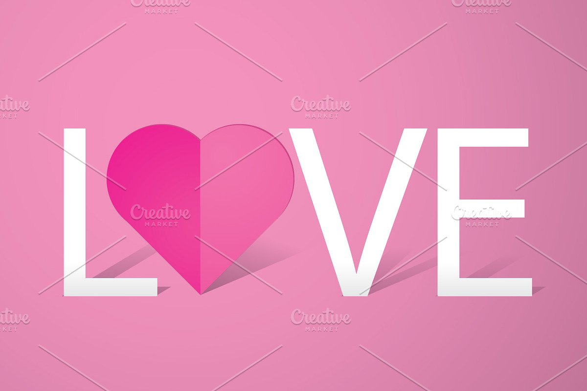 love template vector in Illustrations - product preview 8