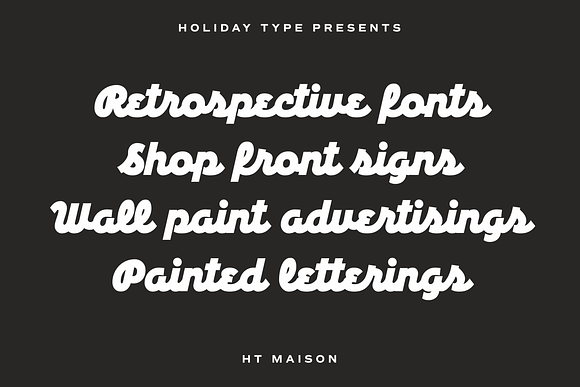 HT Maison in Script Fonts - product preview 1
