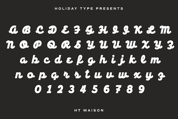 HT Maison in Script Fonts - product preview 2