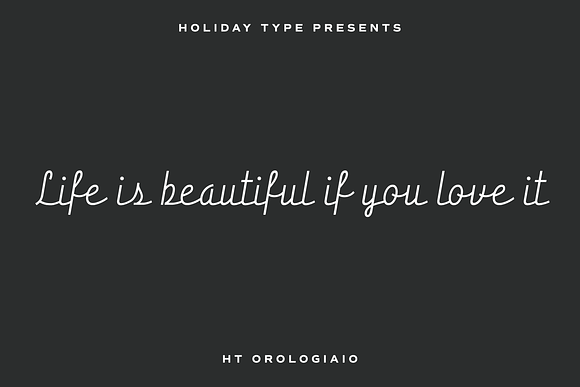 HT Orologiaio in Script Fonts - product preview 1