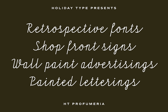 HT Profumeria in Script Fonts - product preview 2