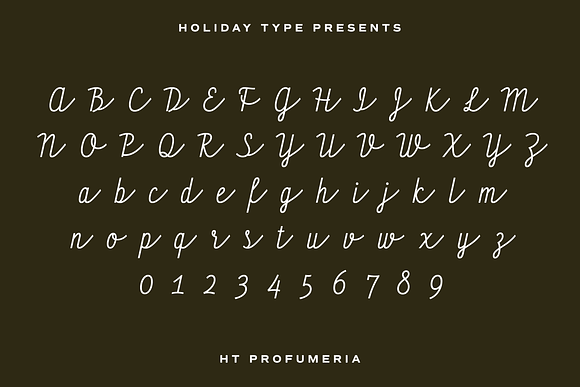 HT Profumeria in Script Fonts - product preview 3