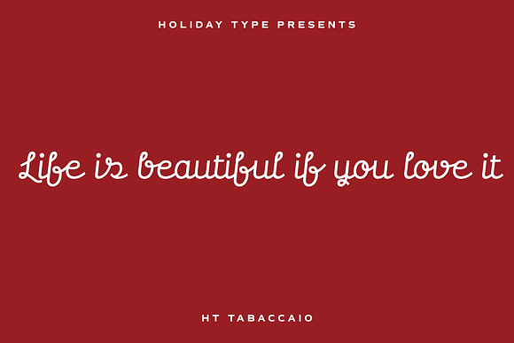 HT Tabaccaio in Script Fonts - product preview 1