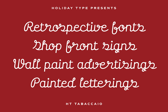 HT Tabaccaio in Script Fonts - product preview 2