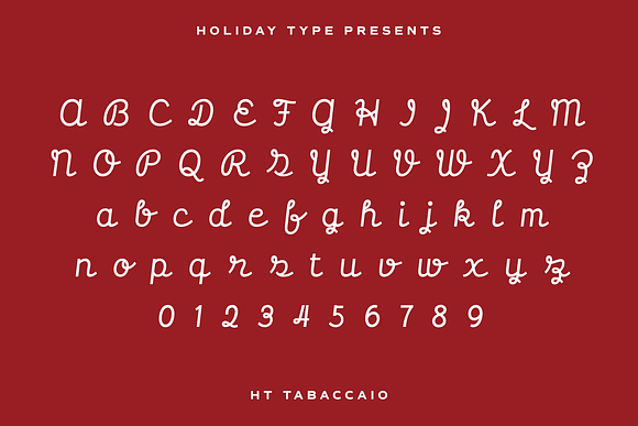 HT Tabaccaio in Script Fonts - product preview 3