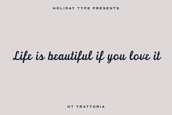 HT Trattoria in Script Fonts - product preview 1
