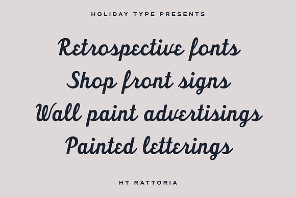 HT Trattoria in Script Fonts - product preview 2