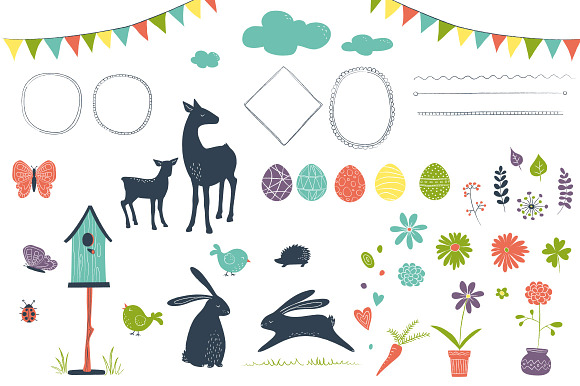 Spring & Easter Vector Set in Illustrations - product preview 4
