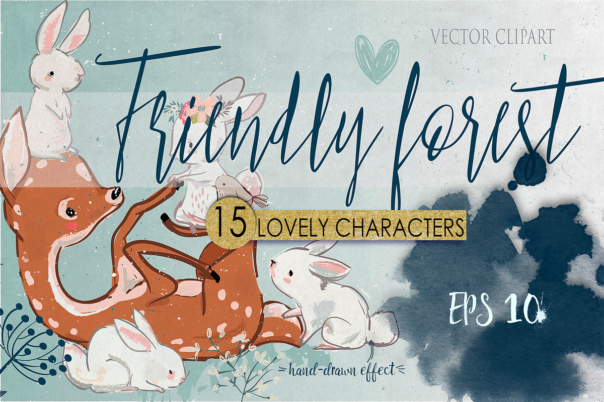 Friendly Forest in Illustrations - product preview 8
