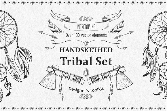 Vector Hand Sketched BUNDLE in Illustrations - product preview 11