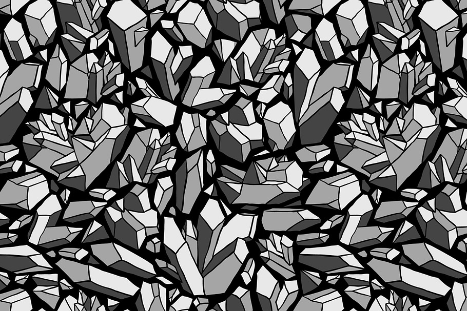 15 seamless pattern with stones in Patterns - product preview 8
