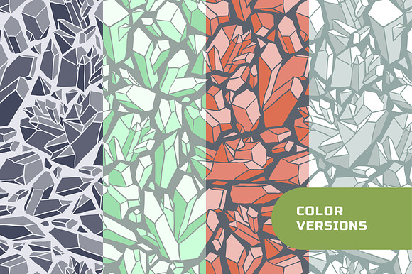 15 seamless pattern with stones in Patterns - product preview 6