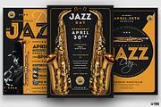 Jazz Day Flyer Bundle